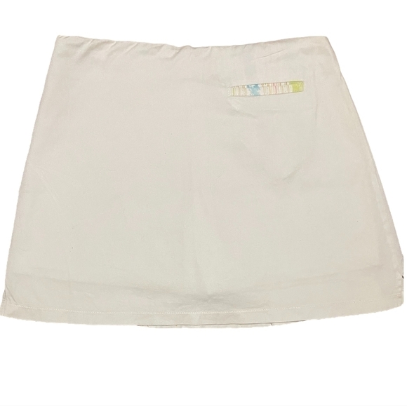 GOLF Skirt side pleated skort with argyle Light Khaki Size Small Shorts Skort - Picture 3 of 16